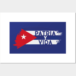 Patria y Vida SOS Cuba Freedom for Cuba Cuba Libre Posters and Art